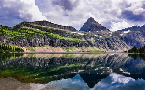 Reflections On Hidden Lake Glacier National Park Mt Oc 4000×2500