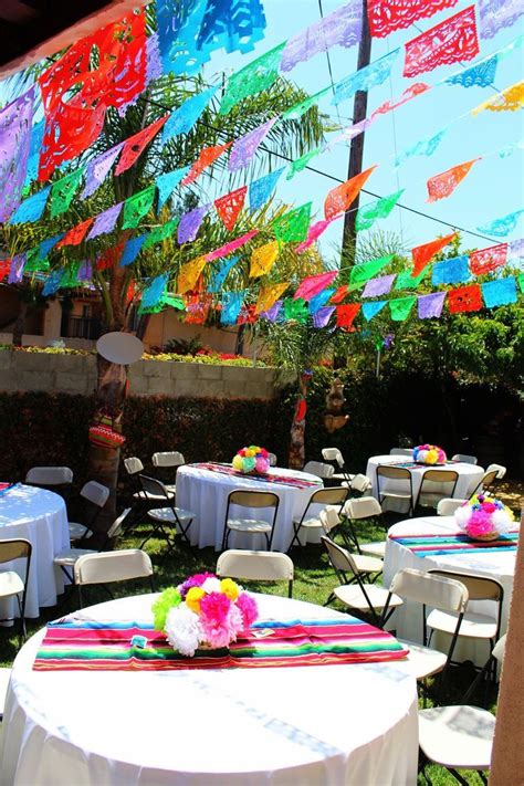 Mexican Themed Party Decor Mexican Birthday Parties Mexican Fiesta