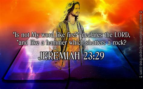 Jeremiah 23 Verse 29 Nas