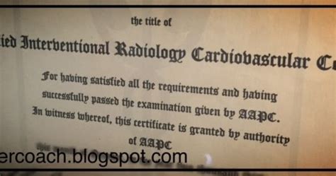Spotlight On Certification Certified Interventional Radiology