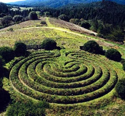 Fabulous Pictures Cretan Labyrinth Earthwork Located In Northern