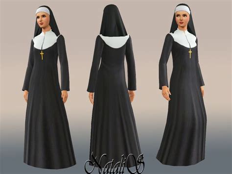 Free Natalis Nun S Outfit Fa Ya Outfits Nun Outfit Sims