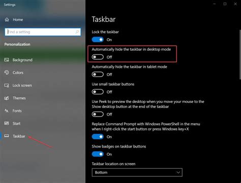 How To Auto Hide Start Menu On Windows 10