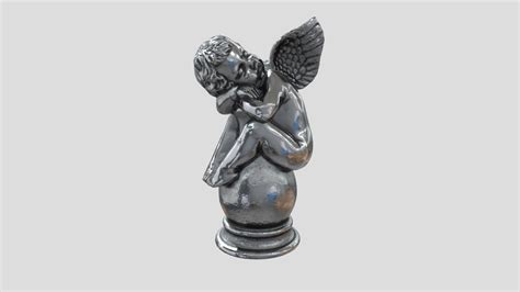 Metal Angel Statue Download Free 3d Model By Alessandro Zanetti