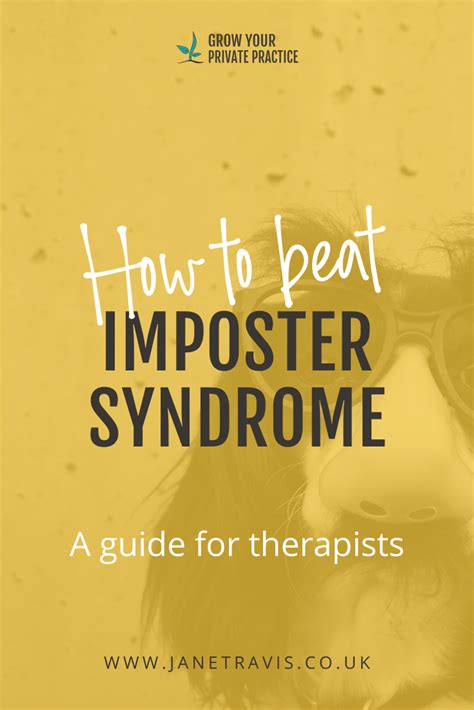 how to beat imposter syndrome a guide for therapists jane travis grow your private practice