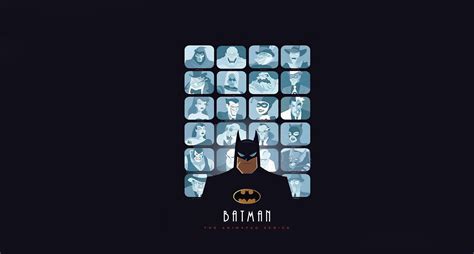 Download Black Batman Animated Poster Desktop Wallpaper
