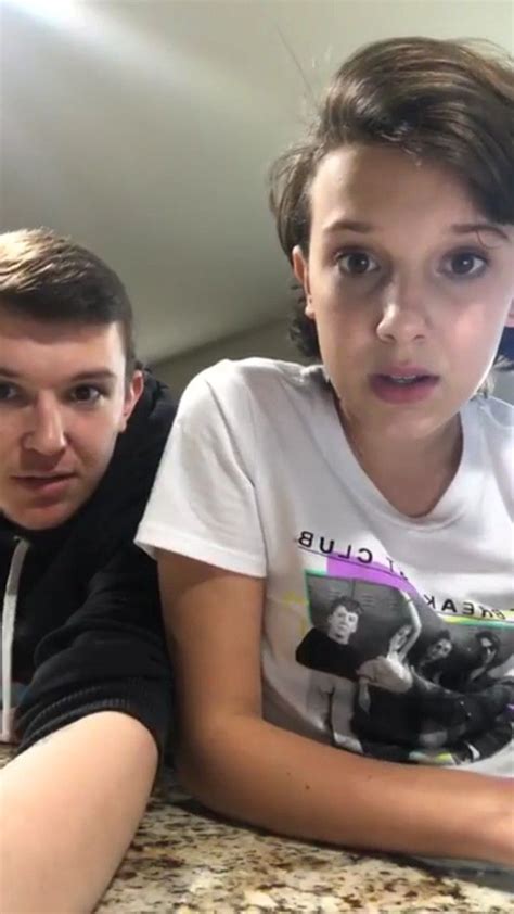 Millie And Her Brother Her Brother Millie Bobby Brown Stranger Things
