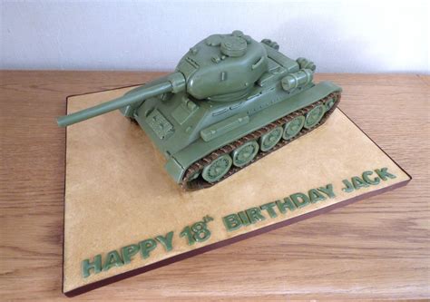 T 34 Soviet Wwll Tank Birthday Cake Susies Cakes