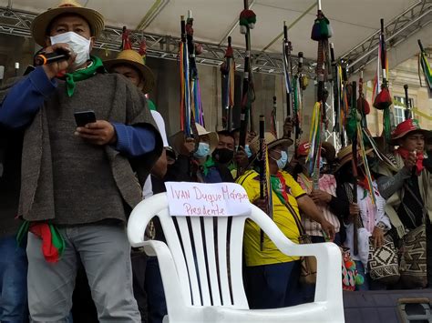 La Minga Indígena Llega A La Plaza De Bolívar De Bogotá Reporteros Asociados