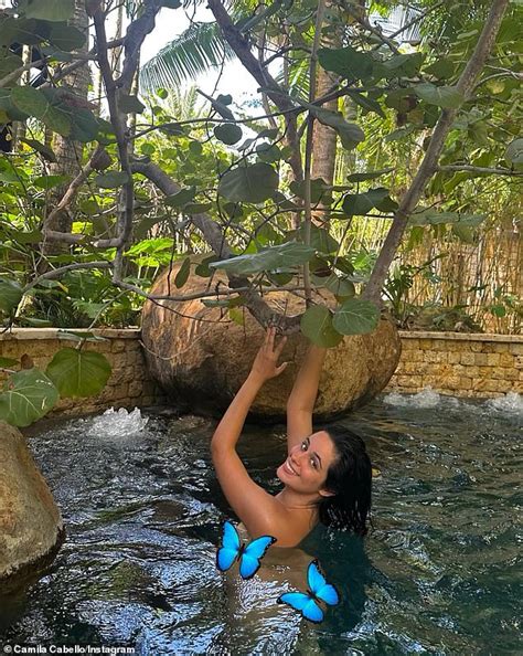 Camila Cabello Goes Topless During Latest Vacation In Puerto Rico As She Adds Tiny Green Thong
