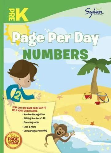 Pre K Page Per Day Numbers Number Recognition Writing Numbers 1 10