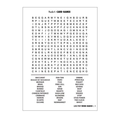 Large Print Word Search Puzzle Book Vol 1 Health Promotions Now