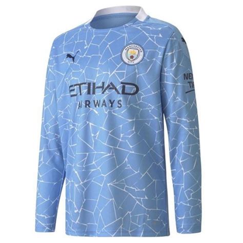This puma manchester city home shirt 2021 is worn by your favourite city players and allows you to cheer on the 18/19 domestic treble winners in manchester city home jersey special features. Sales Manchester City Home Long Sleeve Shirt 2020 2021 Up ...