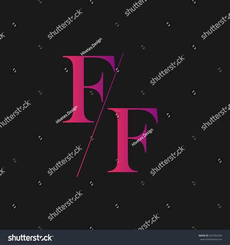 Ff Logo Royalty Free Stock Vector 624764294