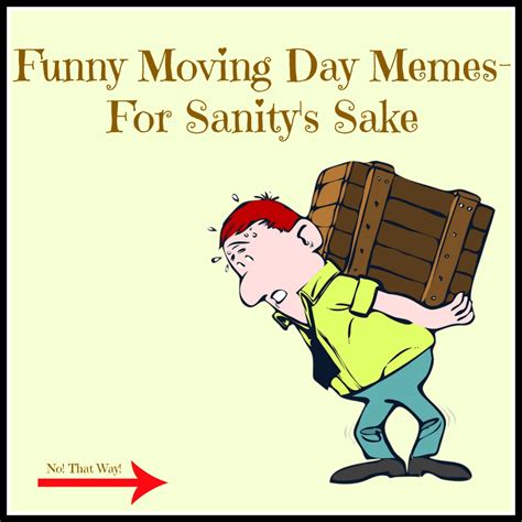 Funny Moving Day Memes For Sanitys Sake
