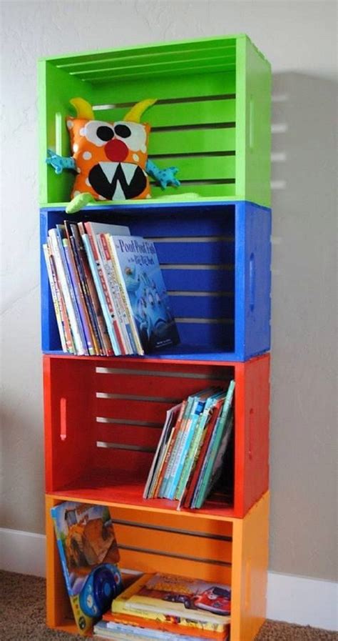 10 Creative Toy Storage Tips For Your Kids Bookshelves Diy Diy