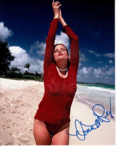 DONNA PERRY Hand Signed BUSTY PLAYbabe PLAYMATE AT BEACH Closeup X Uacc Rd COA EBay