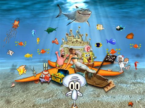 Free Download 79 Gambar Wallpaper Spongebob Terbaru Hd Hosting