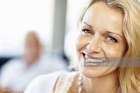 Beautiful Mature Woman Smiling High Res Stock Photo Getty Images
