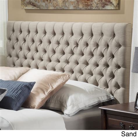 Fullqueen Bed Size Tufted Headboard Diamond Shaped Button Adjustable