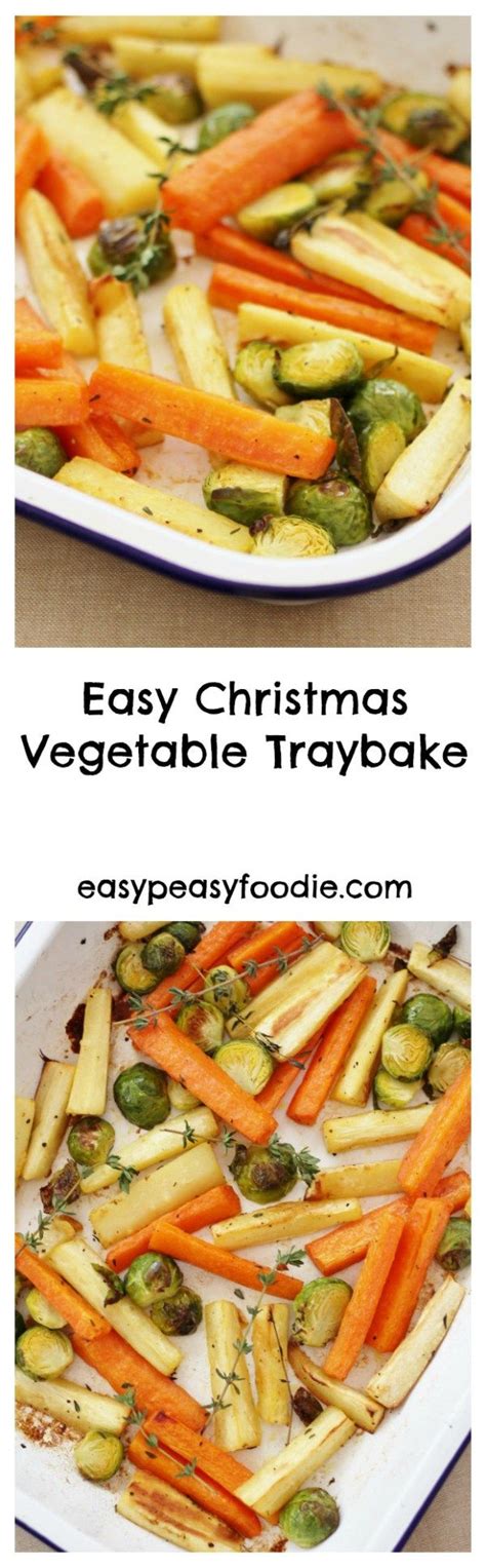 Don't let the christmas dinner sides play second fiddle this holiday season, these delicious, simple and festive recipes will most definitely be the star! Easy Christmas Vegetable Traybake | Recipe | Vegetarian christmas dinner, Easy dinner recipes ...