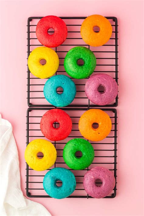 Rainbow Donuts Easy Colored Donuts Play Party Plan