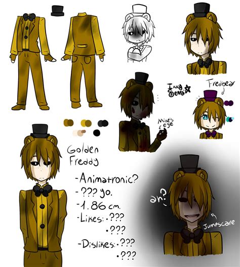 Fnaf Human Golden Freddy By Ikky Senpai On Deviantart