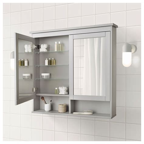 Ikea Hemnes Bathroom Mirror Cabinet Trendecors