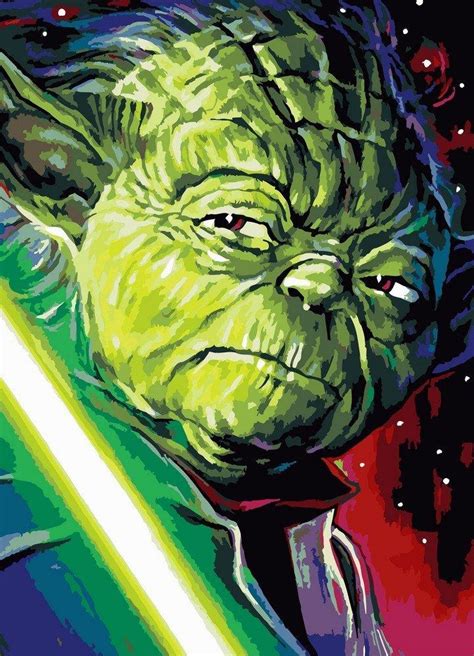 ️ Star Wars Yoda Malen Nach Zahlen Star Wars Billiger Online Shop