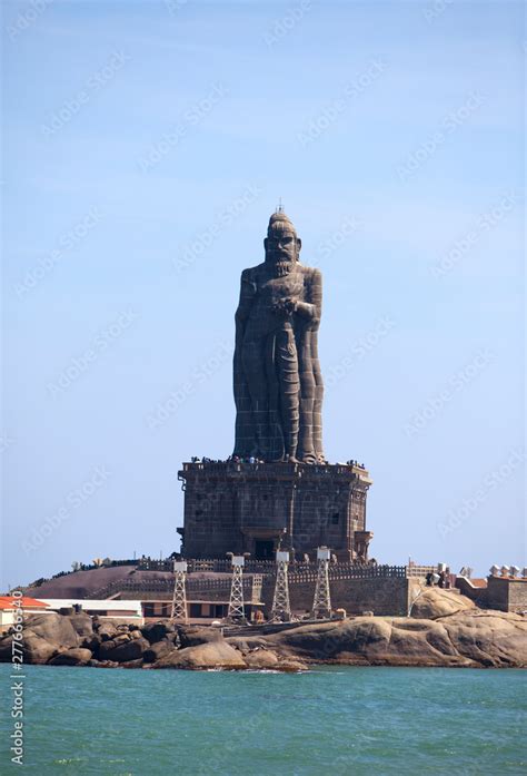 Thiruvalluvar Statue In Kanyakumari India Stock Foto Adobe Stock