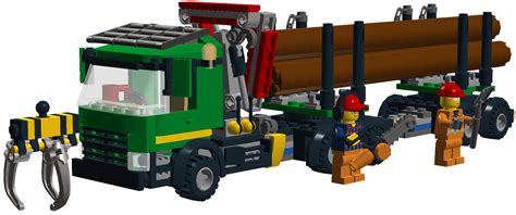Lego Instructions Logging Truck Ispirato Al Kit Lego 60059 Lego