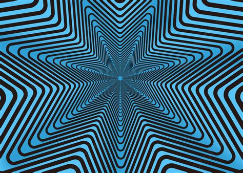 Optical Blue Illusion Background Optical Background Abstract