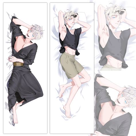 Anime Jujutsu Kaisen Gojo Satoru Dakimakura Male Hugging Body Pillow