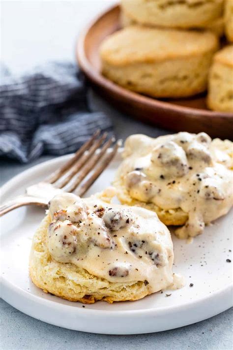 Homemade Biscuits And Gravy Recipe Feastrecipes