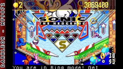 Game Boy Advance Sonic Pinball Party © 2003 Sega Gameplay Youtube