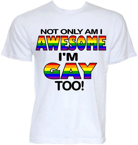 Gildan Mens Womens Funny Cool Novelty Joke Gay Pride Slogan Flag T Shirts Lgbt Gifts Hip Hop