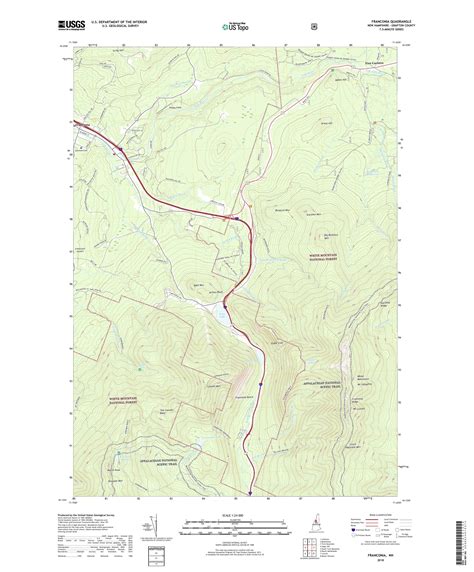 Mytopo Franconia New Hampshire Usgs Quad Topo Map
