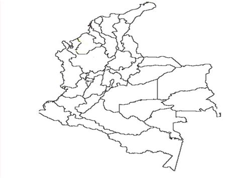 Puzzle De Mapa De Colombia Con División Política Rompecabezas De