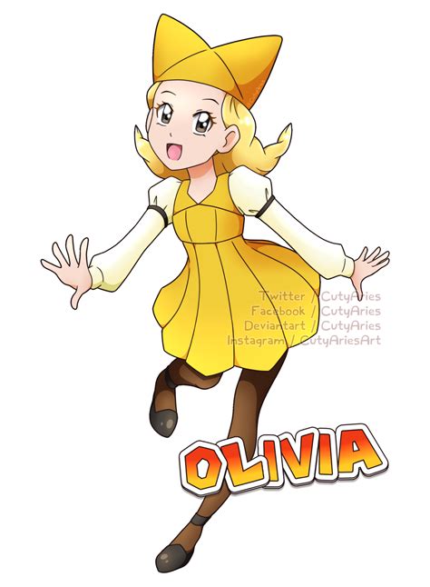 fanart anime girl olivia pmtok by cutyaries on deviantart