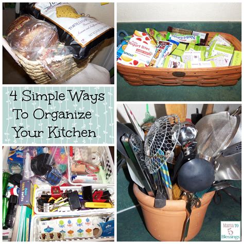 Simple Ways To Organize Your Kitchen Mama To Blessings