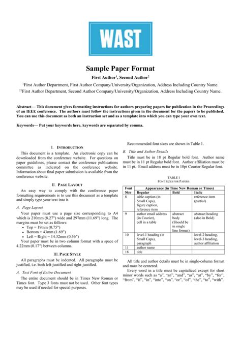 Research paper format appears to be so easy to handle! Question Paper Instructions Format