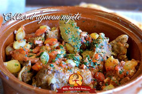 Recette de collier dagneau mijoté