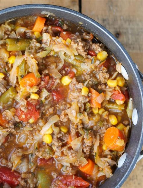 The hamburger cabbage soup looks so good. Ground Beef and Cabbage Soup | Recipe | Vegetable beef ...
