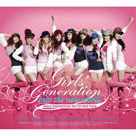 Team Snsd [1st Live Album] Girls Generation Into The New World The 1st Asia Tour