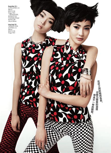 Ling Ling Kong And Sung Hee By Lincoln Pilcher For Vogue China May 2012 Fashion Gone Rogue