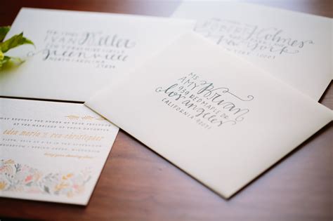 Wedding Invitations With Envelopes Wedding Envelopes Calligraphy