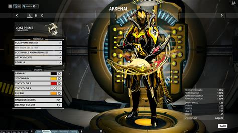 Colour Scheme For Loki Prime Players Helping Players Warframe Forums