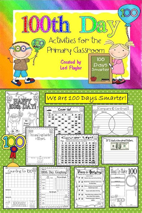 100th Day Worksheets 100 Days Of School 100th Day Kindergarten