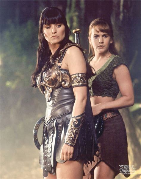 Lucy Lawless Xena And Gabrielle Amazon Queen Paddy Kelly Plus Tv Cinema Tv Xena Warrior