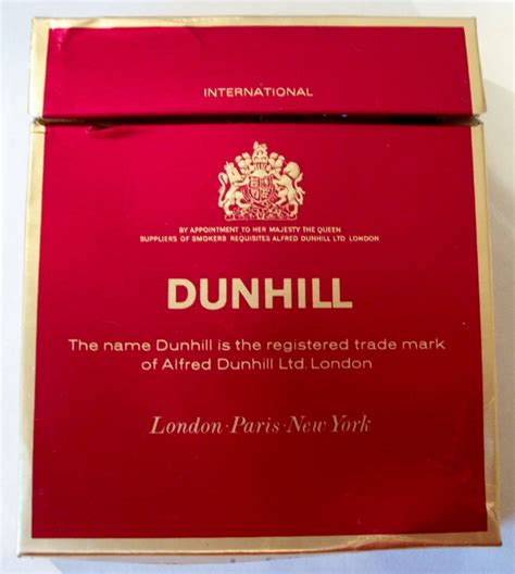 When pairing the fragrances, choose the dunhill is one of the famous accessory brands in malaysia. Dunhill International flat box - vintage British Cigarette ...
